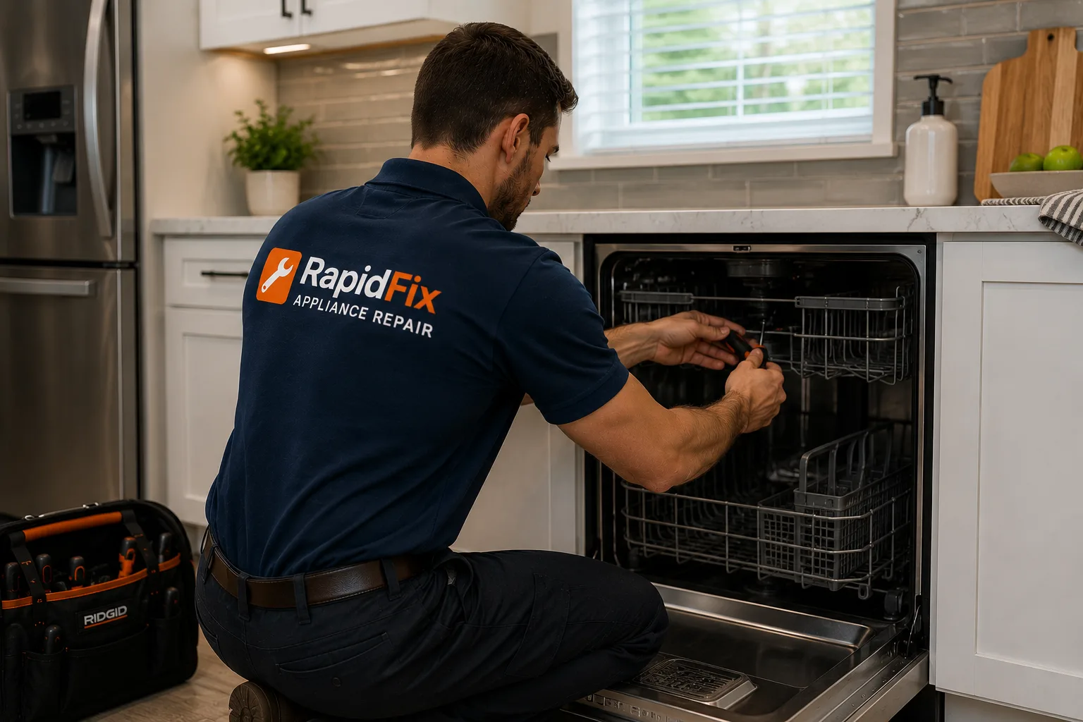 Appliance repair services for refrigerators, washers, dryers, and ovens
